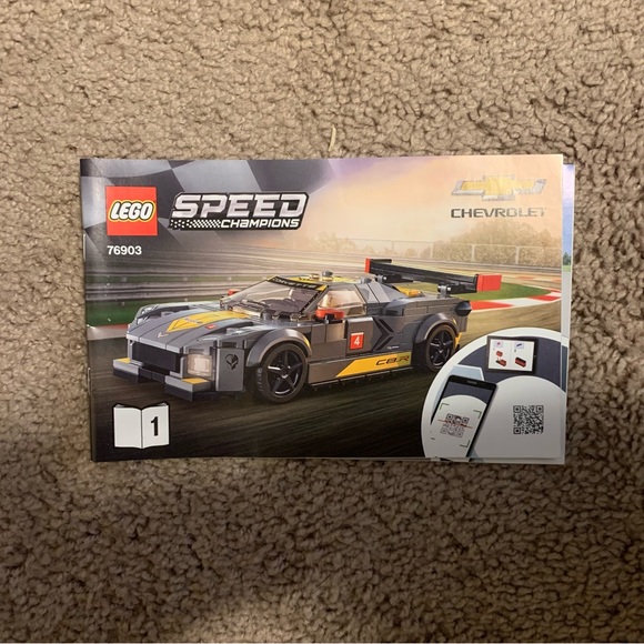 Lego Speed Champion Chevrolet Corvette C8.R Race Car Retired Product 76903 - Picture 3 of 3